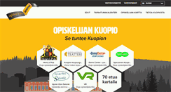 Desktop Screenshot of opiskelijankuopio.fi