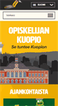 Mobile Screenshot of opiskelijankuopio.fi